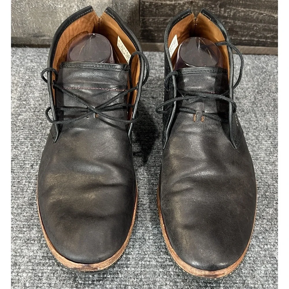 Timberland Boot Company Wodehouse Lost History Black Leather Chukka Boots US 9